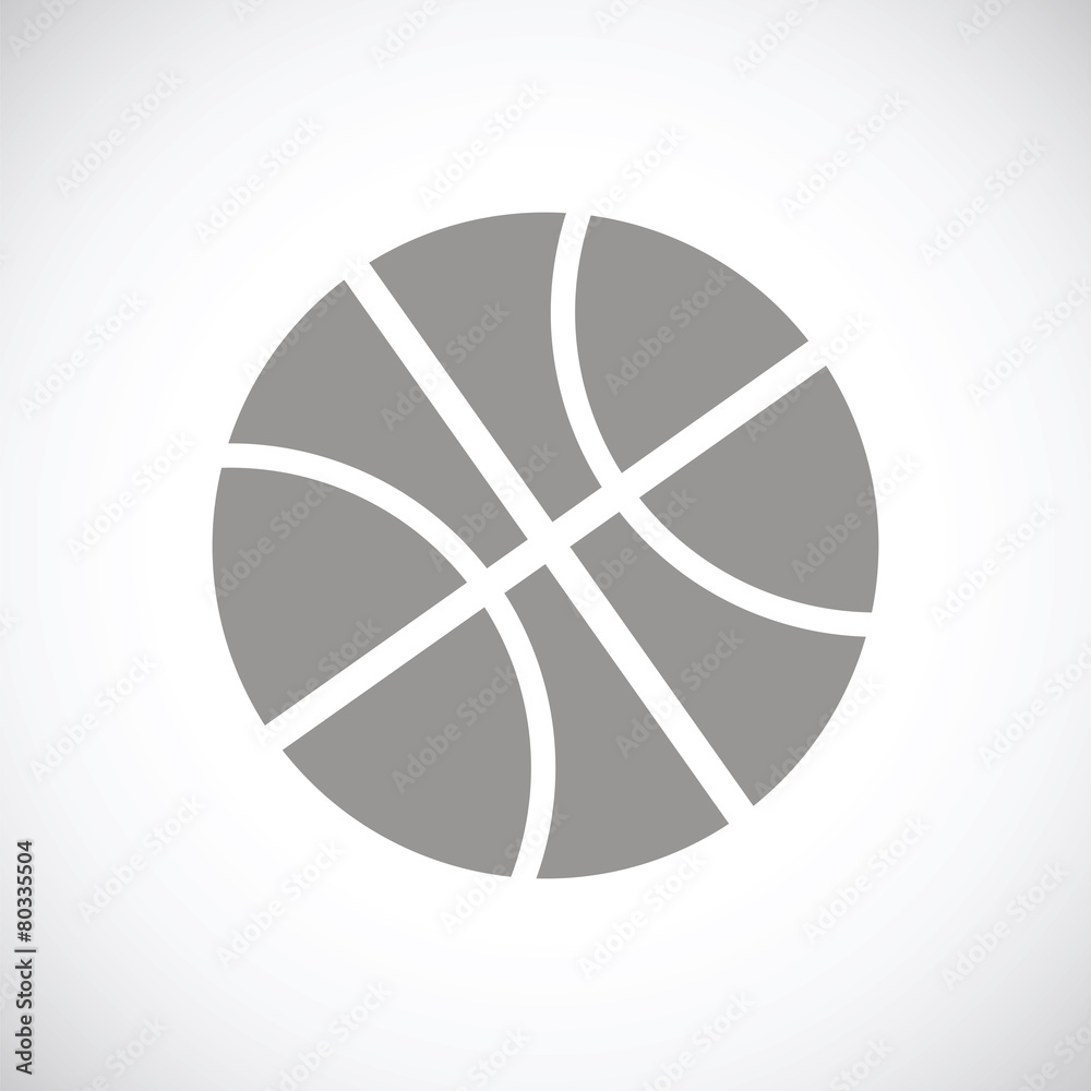 Basketball black icon