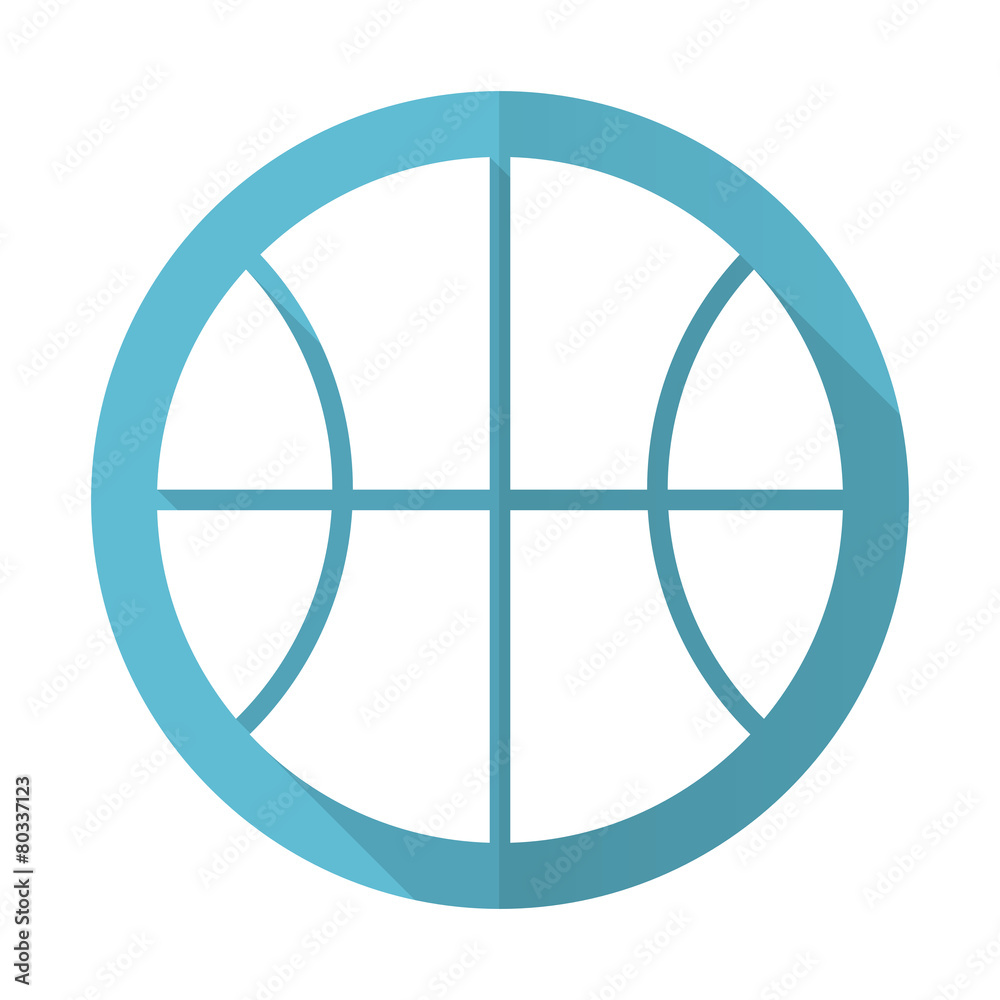 ball blue flat icon basketball sign ball blue flat icon basketball sign