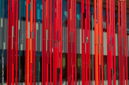 detail of EXPO 2008 pavillion in spanish city zaragoza.