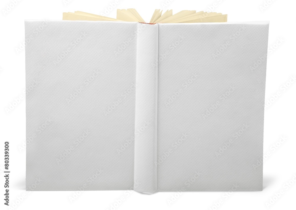 Advertise. collection of various blank white books on white Advertise. collection of various blank white books on white
