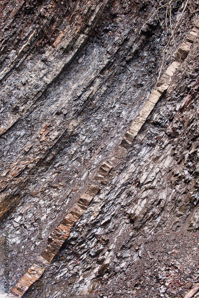 The layered rocks The layered rocks