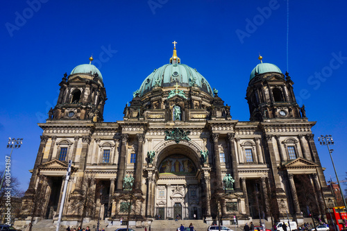 BERLIN - MARCH 18: Berlin Cathedral located on Museum Island, a