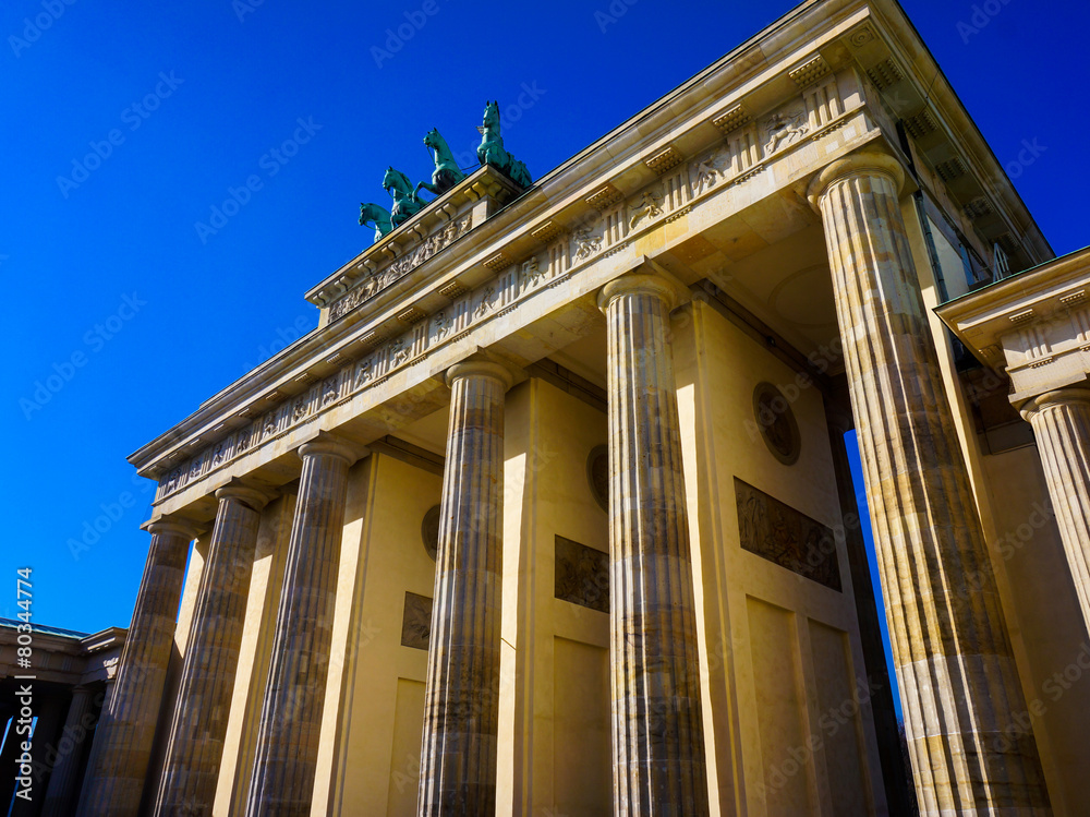 Fototapeta premium The Famous Brandenburg Gate In Berlin. Germany