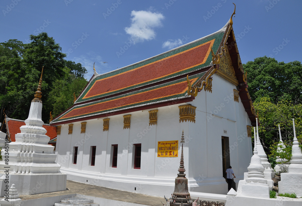 Watphabuddhabat Temple in Saraburi , Thailand.