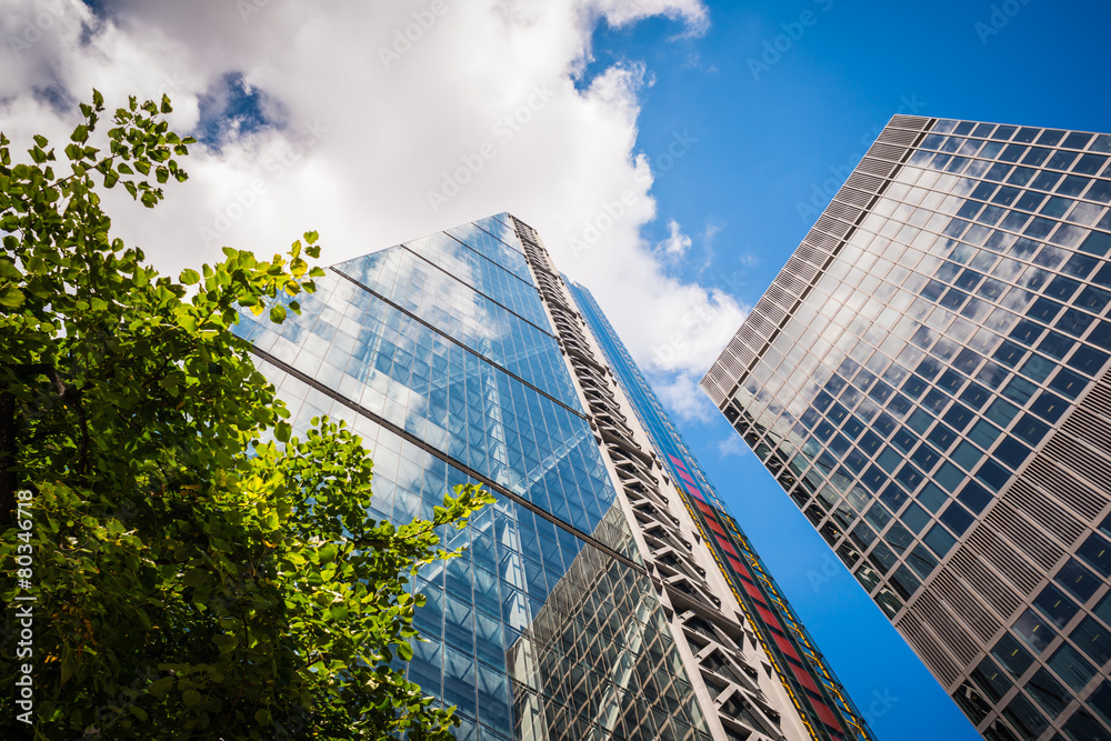Fototapeta premium Skyscraper Business Office, Corporate building in London City
