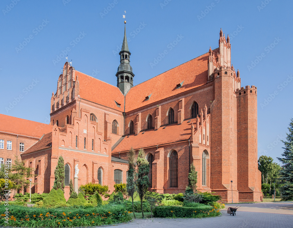 Cathedral in Pelplin, Poland - obrazy, fototapety, plakaty 