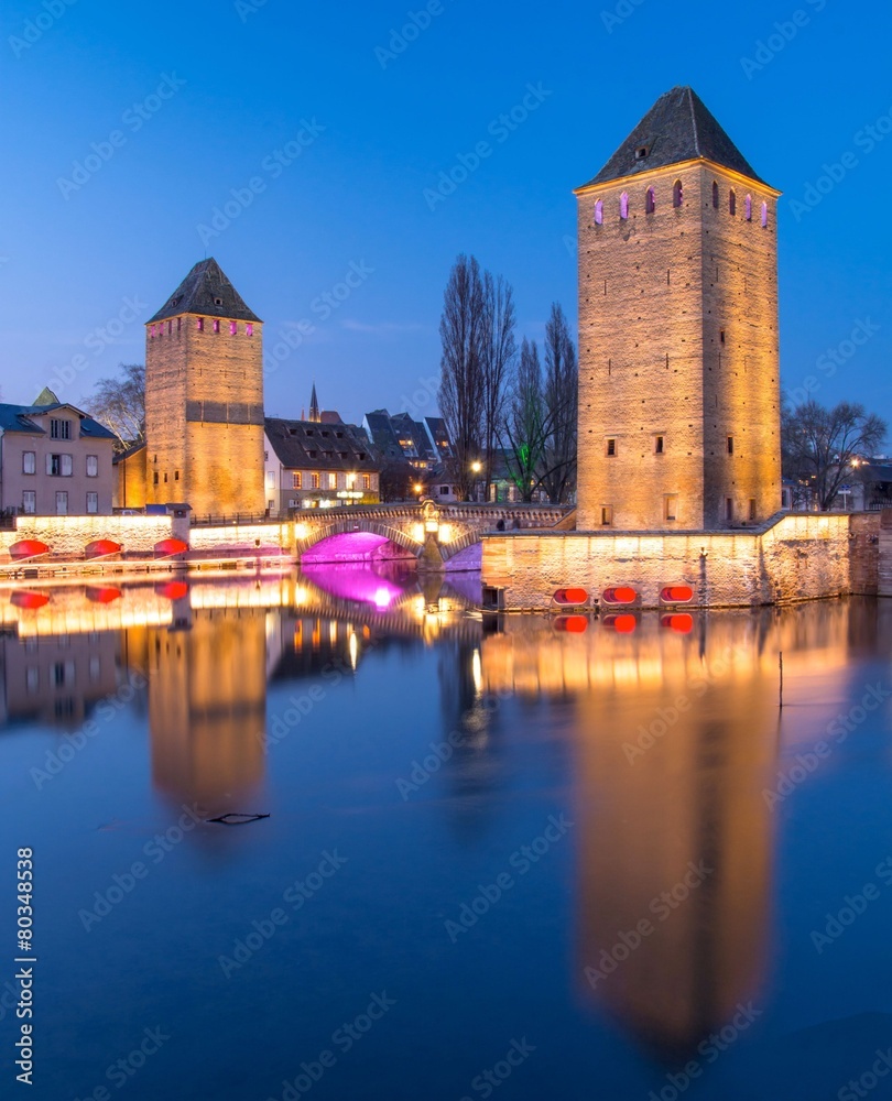 Obraz premium Strasbourg, les Ponts Couverts