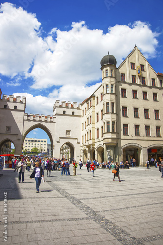 Karlstor fortress gate in Munich photo