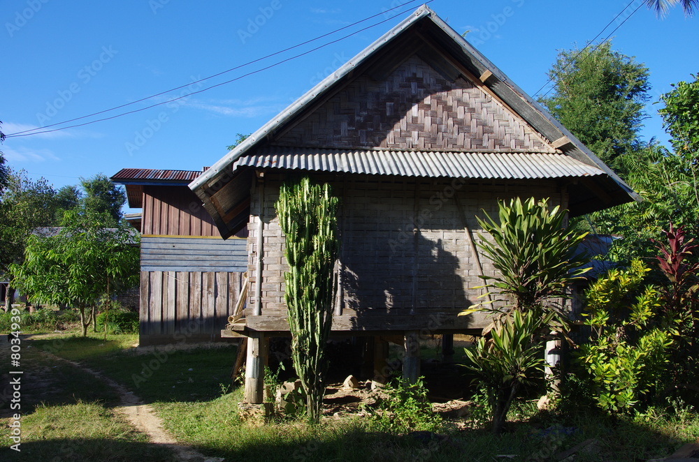 Village traditionnel au Laos Village traditionnel au Laos