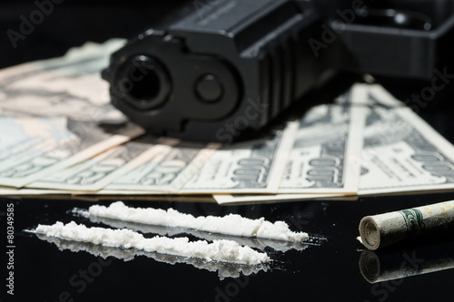 Illegal drugs , money and guns