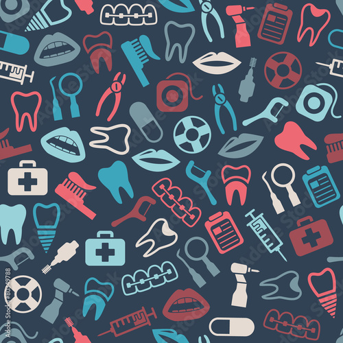 dental seamless pattern