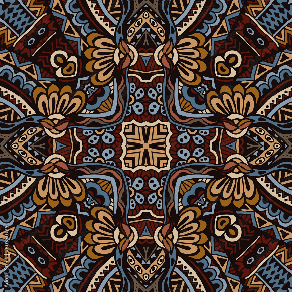 Vector Ethnic Tribal Seamless Pattern Vector Ethnic Tribal Seamless Pattern