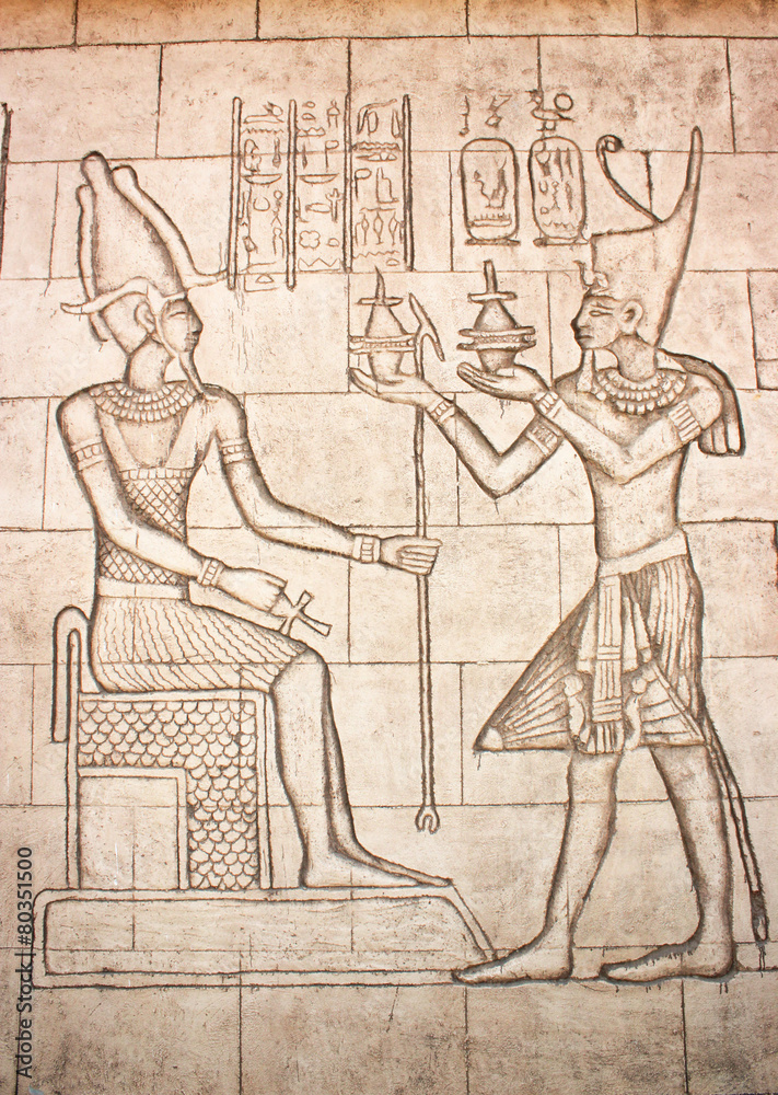 Fototapeta premium Old murals