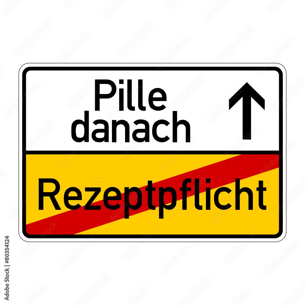 ortsschild rezeptpflicht pille danach I