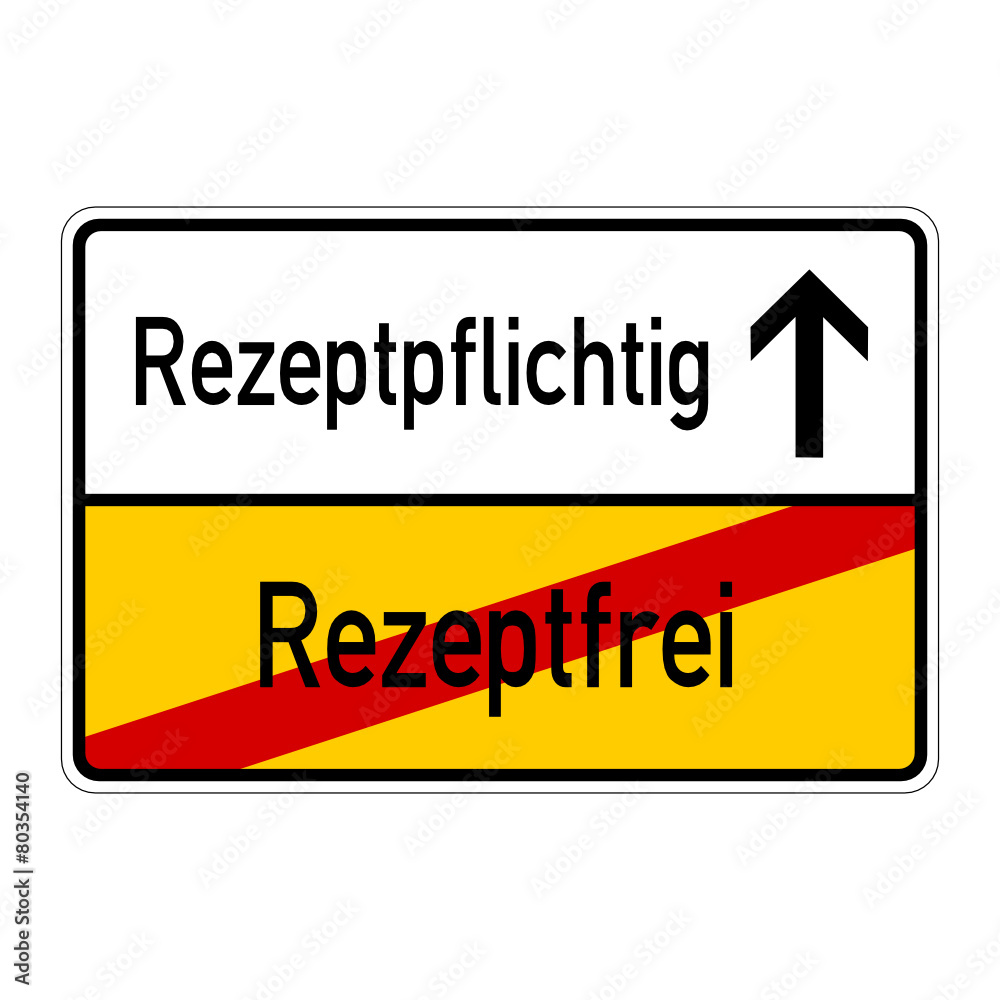 ortsschild rezeptfrei rezeptpflichtig I