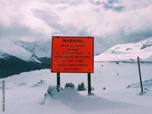 back country at Loveland Pass, Colorado