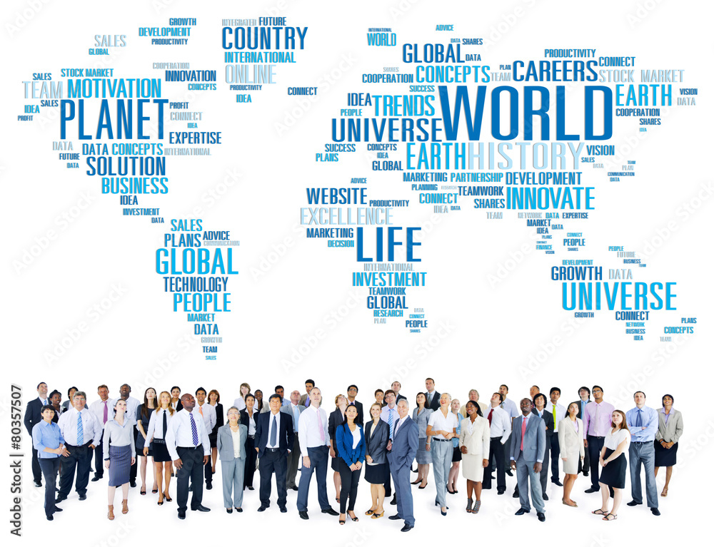 World Globalization International Life Planet Concept World Globalization International Life Planet Concept