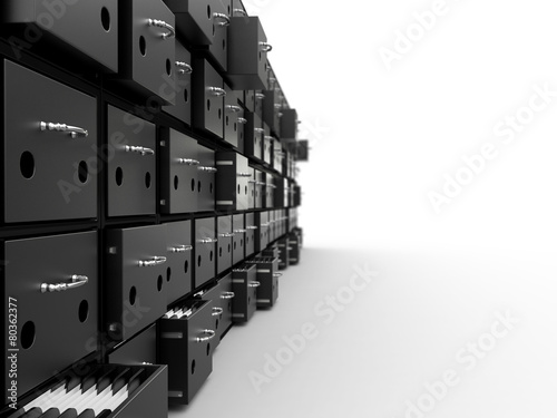 Filing cabinet, 3D