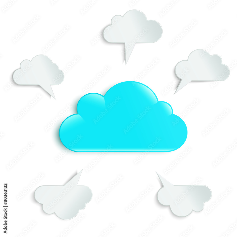 clouds in a circle clouds in a circle