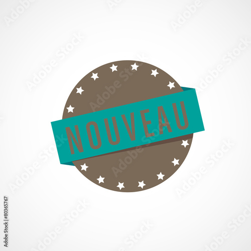 étiquette nouveau