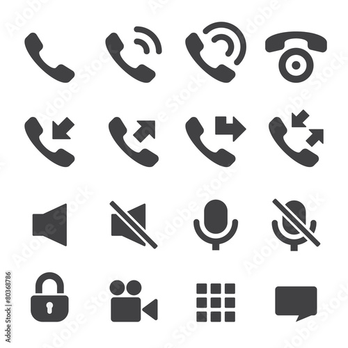 phone and call icon