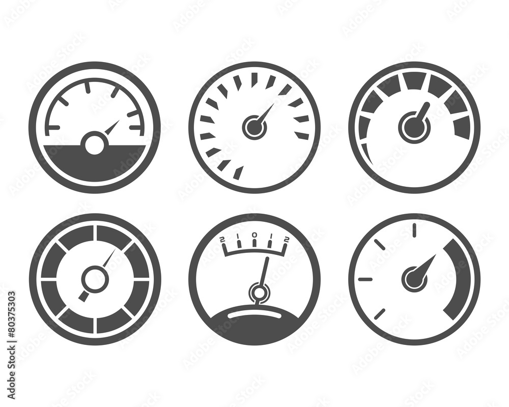 Meter Icons Black Meter Icons Black