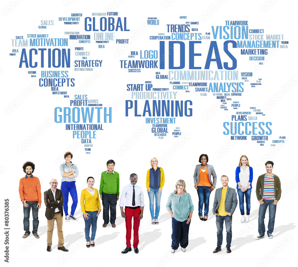 Global People Togetherness Team Creativity Ideas Concept Global People Togetherness Team Creativity Ideas Concept