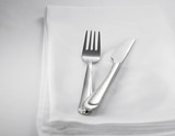 fork,knife and napkin
