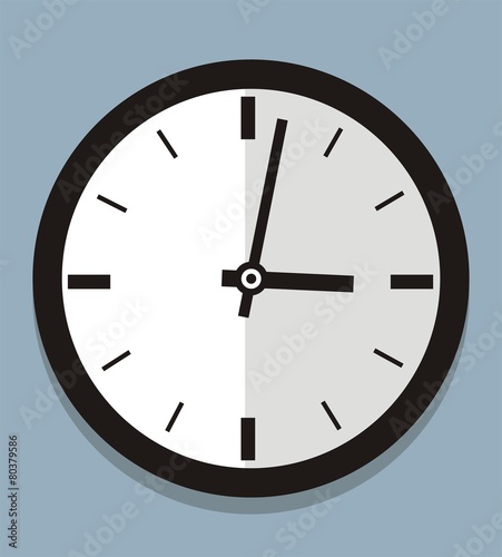 Clock vector icon