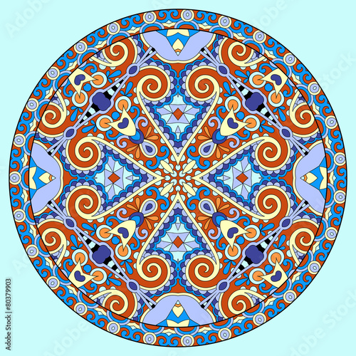 decorative design of circle dish template