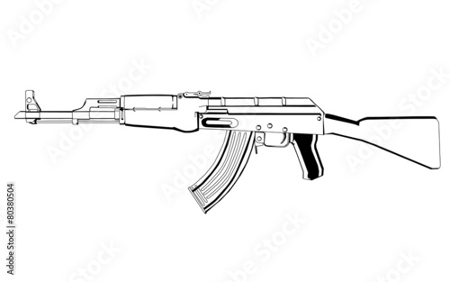 AK 47 EPS Silhouette