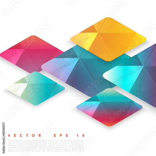 Vector design rhombus