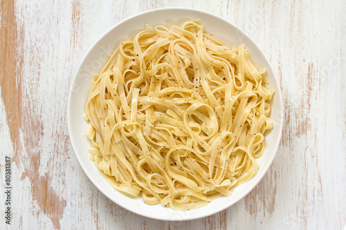boiled spaghetti