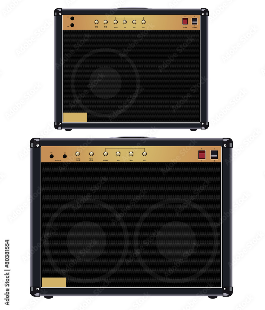 Fototapeta premium Guitar combo amp
