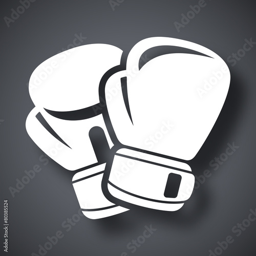 Vector boxing gloves icon