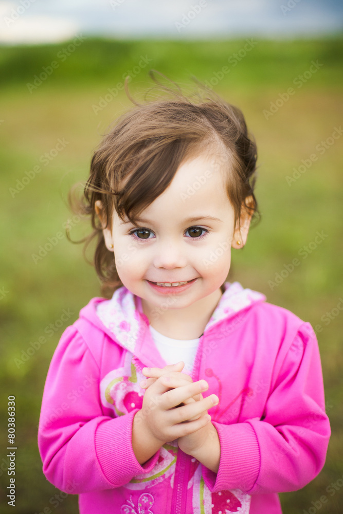 portrait of beautiful smiling carefree girl portrait of beautiful smiling carefree girl
