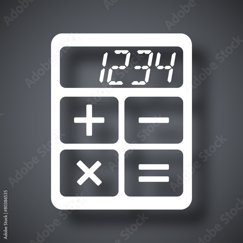 Vector calculator icon