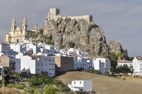 White town of Olvera, Cadiz (Spain)