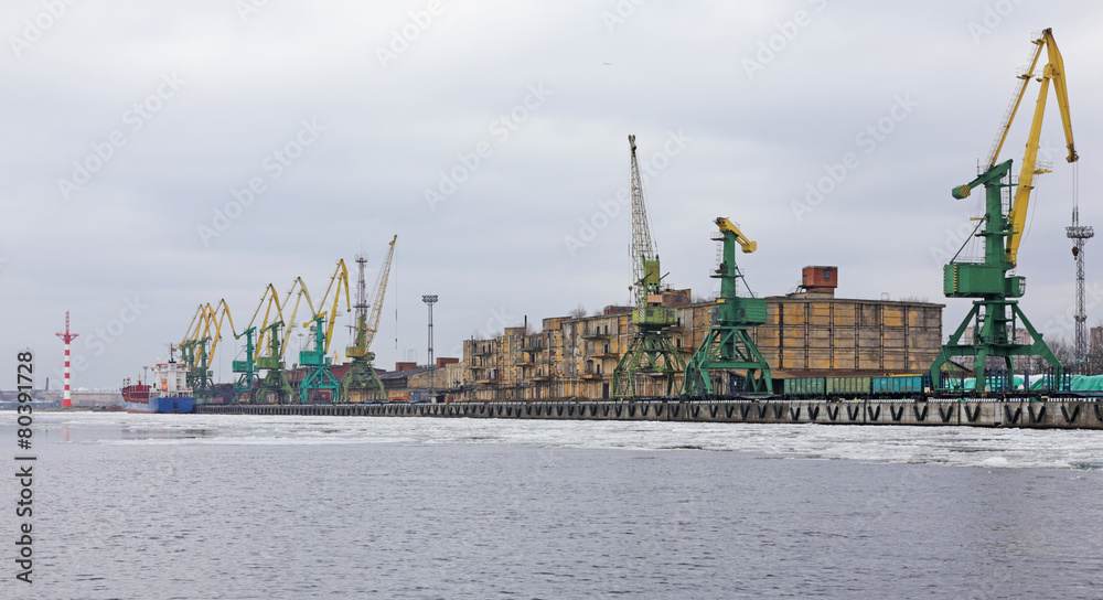 Fototapeta premium cargo port