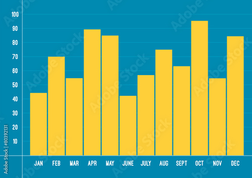 Success In Business Sales Graphic Vector