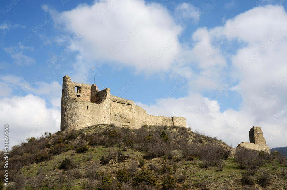 Ruins of Bebris Tsikhe Fortress near Mtskheta ,Georgia,Caucasus