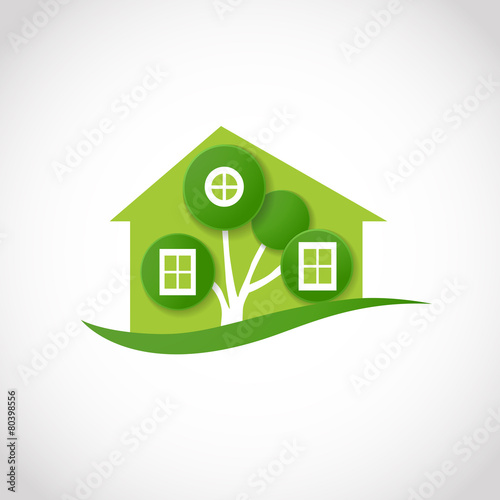 eco house symbol