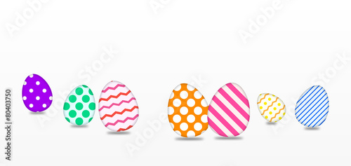 Easter Eggs - Intensive Color Pattern Effect