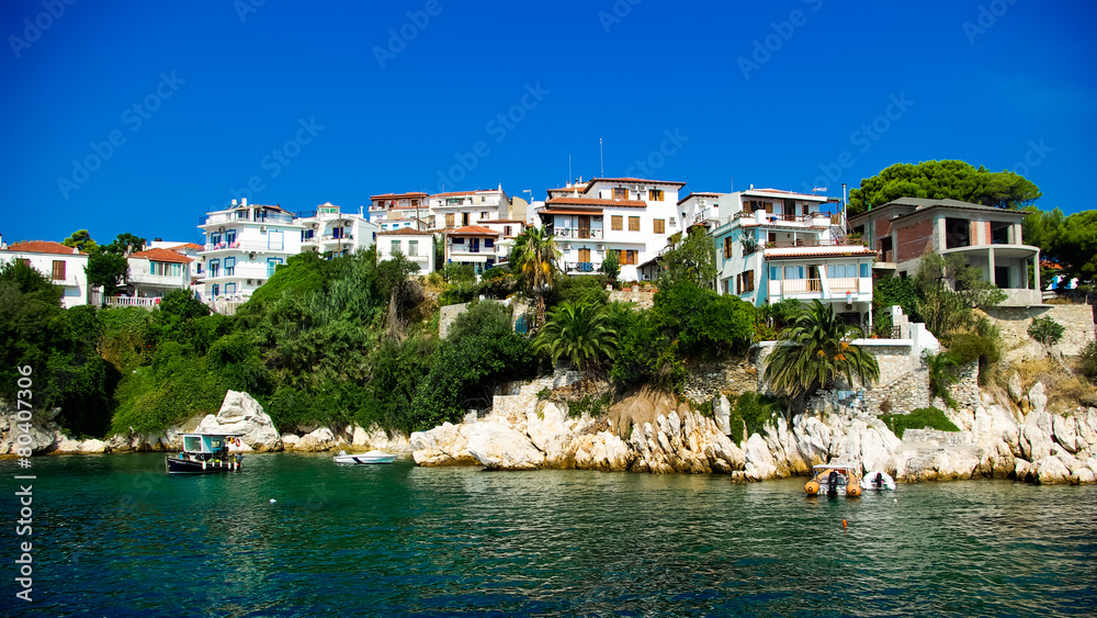 Skiathos Town In Skiathos Island, Greece