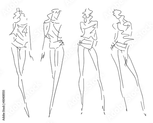 Sketch Fashion Poses