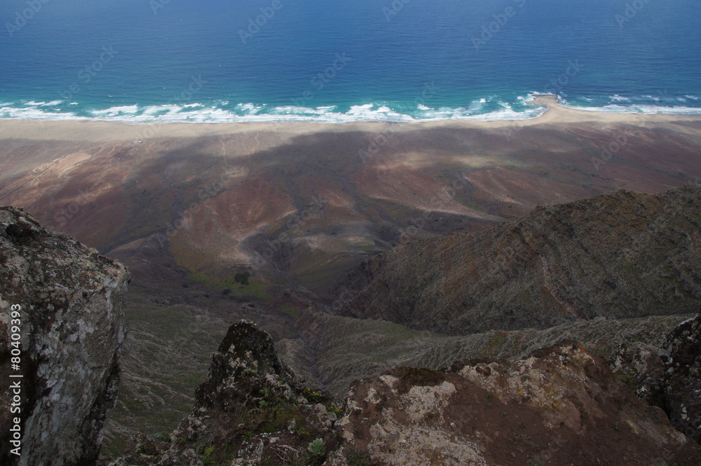 Blick vom Pico de la Zarza auf Fuerteventura 5