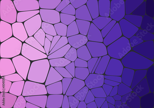 Flat Style. Violet mosaic abstract background