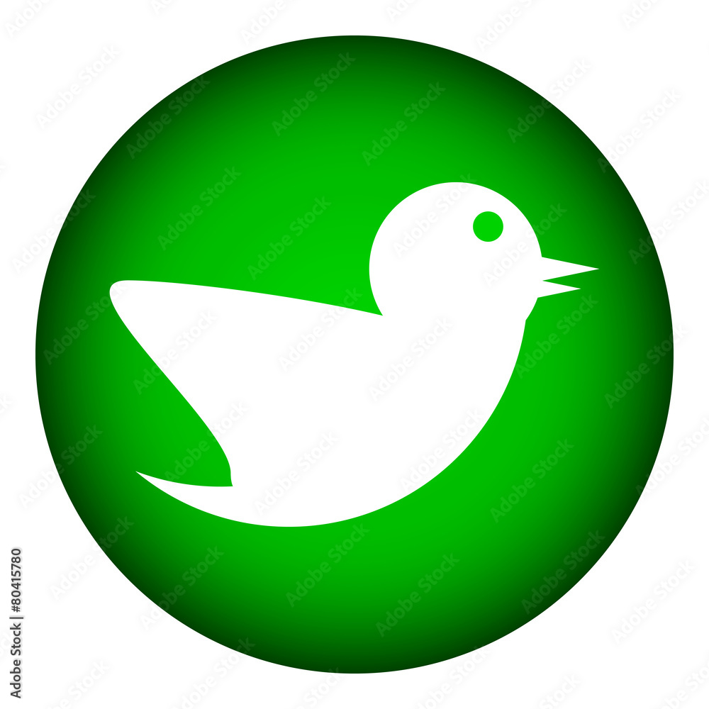 Bird button. Bird button.