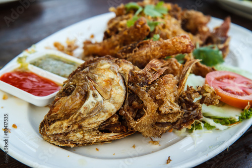 Thailand Food Fish Garlic