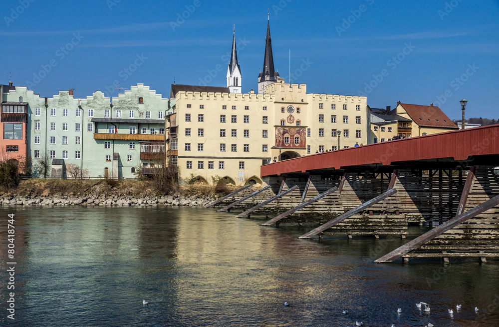 Fototapeta premium Wasserburg, Bayern, Deutschland
